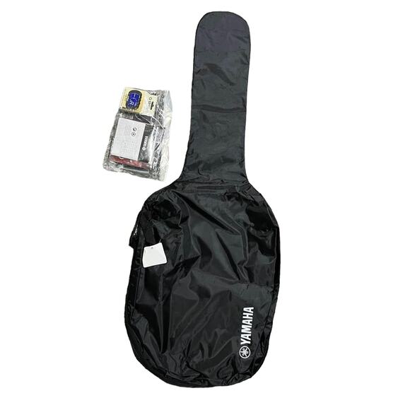 YAMAHA TKL World Class Guitar Strap and Soft Black Nylon Case (1B-08- MIN3)